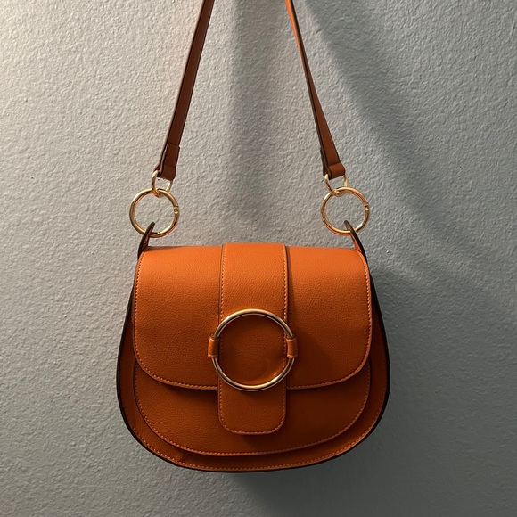 Brown Ringed Saddle Bag - Picture 2 of 7